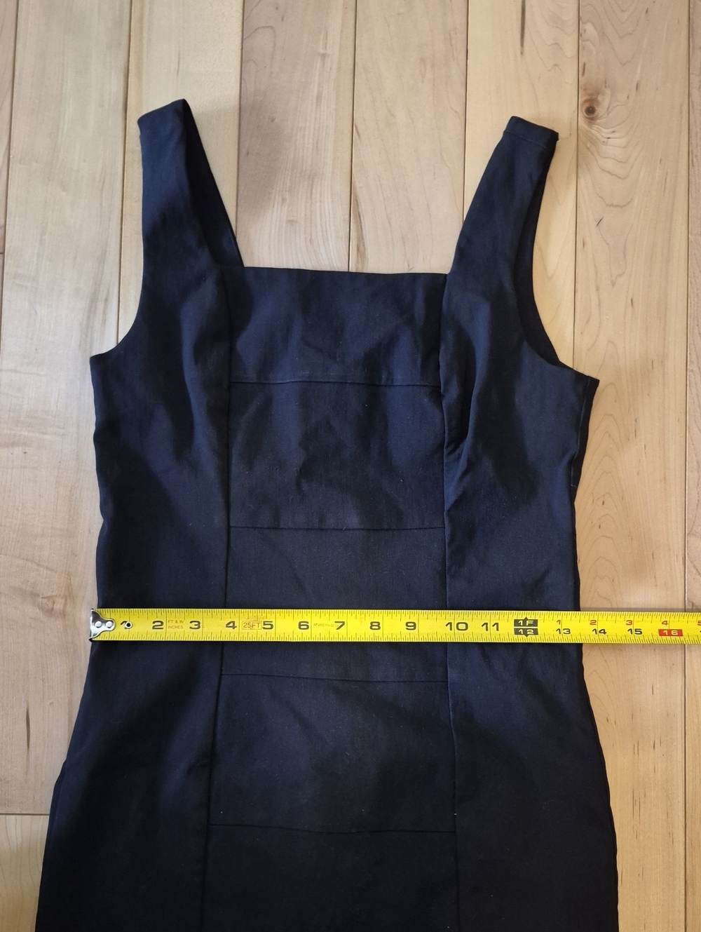 Ricki's Women's Size 2 Black Square-Neck Midi Sheath Dress - Picture 6 of 6